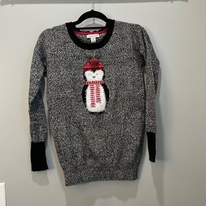 Fun Winter Christmas Sweater Penguin size S